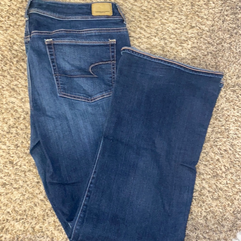 American Eagle “Kick Boot” jeans. Worn once.